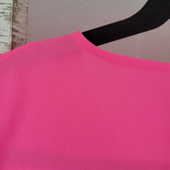 NWT DKNY Hot Pink Top Sz Small - Picture 6 of 8